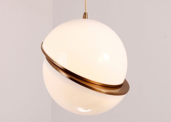Adjustable Height 1.5m Minimalist Acrylic Ball 260V Contemporary Hanging Lights