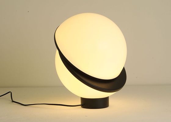 1.8m Cable Study Spherical Acrylic Dia 300mm Bedside Table Lamp