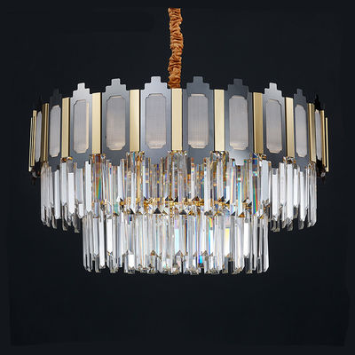 new design Chandelier Modern Crystal pices Chandelier Lighting hanging LED Ceiling Light Fixture Pendant Lamp