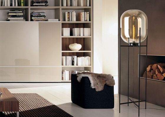 E27 Nordic Postmodern 26*45cm Living Room Glass Ball Bedside Table Lamp
