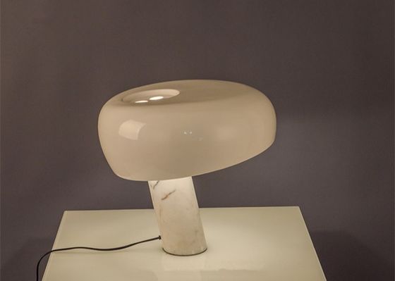 110V Living Room 28*26cm / 40*38cm Marble Bedside Table Lamp