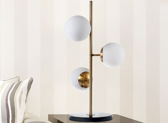 Dia 65cm Height 37cm E27 Light Source Gold Modern Nightstand Lamps
