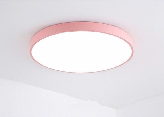 Multi Color CRI 80Ra Round Bedroom 240V Contemporary LED Ceiling Light