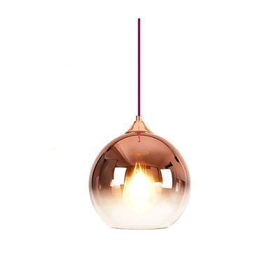 D30CM Rose Gold Nordic Style Glass Modern Pendant Lamp