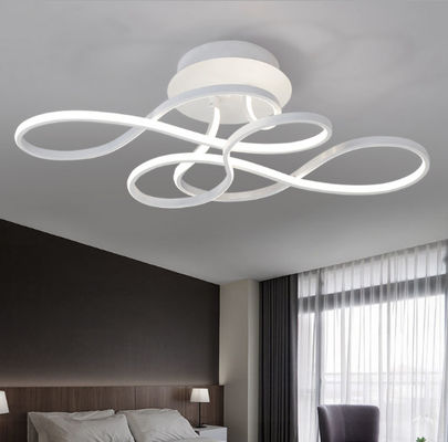Intelligent Dimming Bedroom 4500K Black Modern Ceiling Light