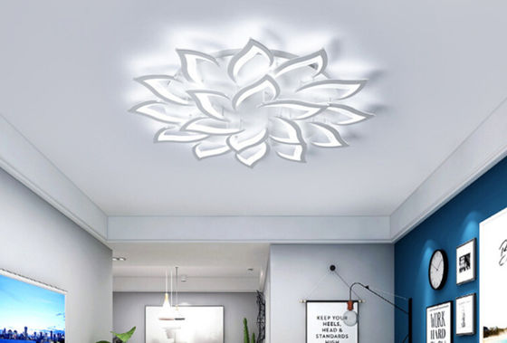 Dimmable Flat Panel Iron Acrylic Led Ceiling Light Indoor White