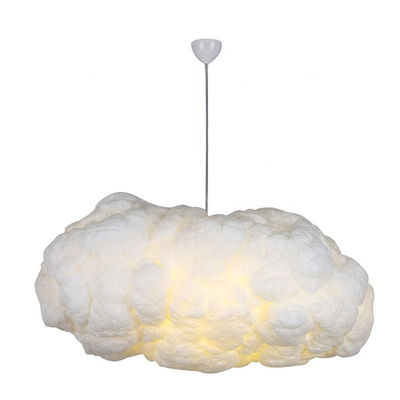 White Floating Cloud LED Modern Pendant Lights, Chandeliers For Living Room