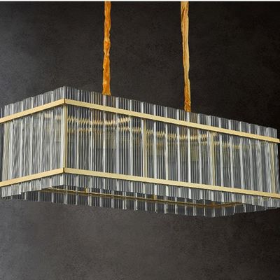 Nordic Ironwork Glass Chandeliers Postmodern Decorative Hanging Lamp