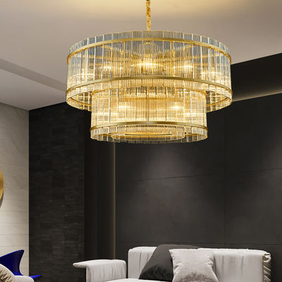 Chandelier Modern Pendant Light Iron Art Glass For Living Room