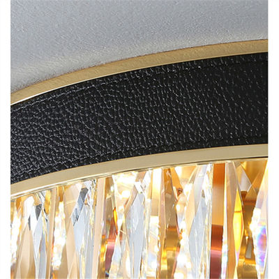 Crystal Texture Living Room LED Ceiling Light E14 Cri80 6500K