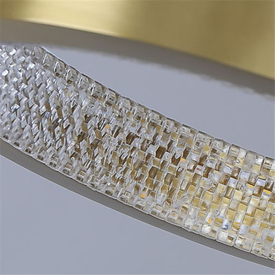 LED Aluminum+Acrylic hanging Golden sand Modern simple Pendant Light