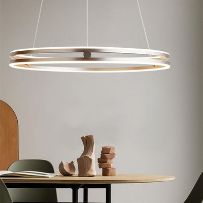 Decorative Indoor Lighting Hanging Light Nordic Double Ring Aluminum Luxury Chandeliers &amp; Pendant Lights Modern