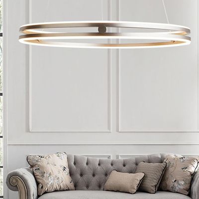Decorative Indoor Lighting Hanging Light Nordic Double Ring Aluminum Luxury Chandeliers &amp; Pendant Lights Modern