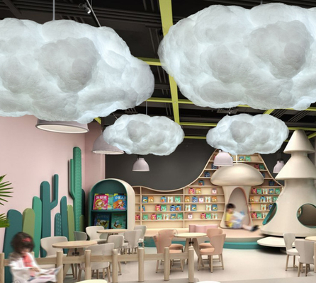 Children'S Bedroom LED Cloud Chandeliers Kindergarten Creative Cloud Lamp