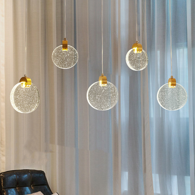 3W Living Room Hanging Nordic Pendant Light Dia 130mm Corrosion Resistance