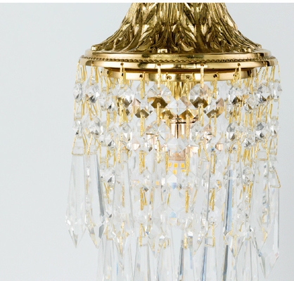 Fashion Modern Pendant Lighting Crystal Glass Hanging Bedside Luxury Bedroom