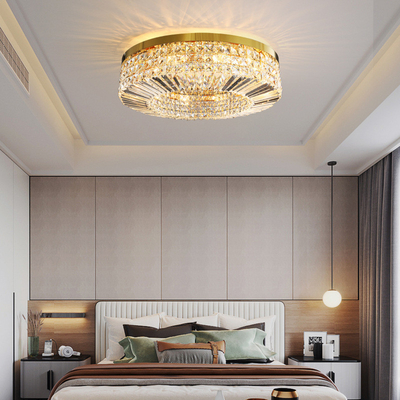E14 Home Decoration Round LED Ceiling Light H18cm For Living Room / Bedroom