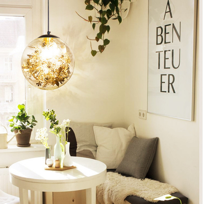 D20cm Customized Artistic Modern Pendant Light Living Room Interior