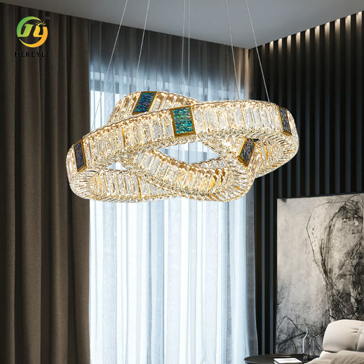3500K Luxury Fancy Led Crystal Pendant Light Hotel Home Decor