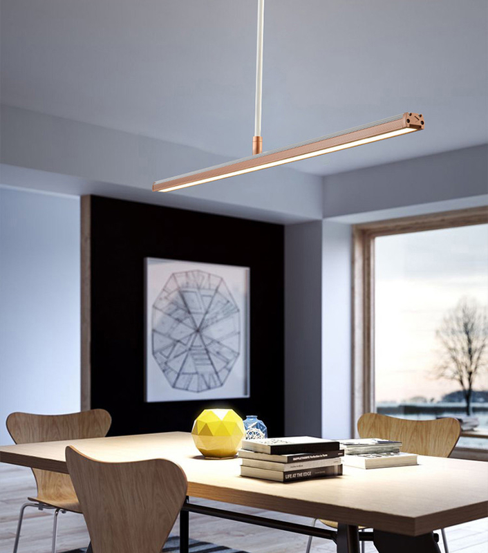 Modern Restaurant Light Strip Nordic Creative Minimalist Lamp