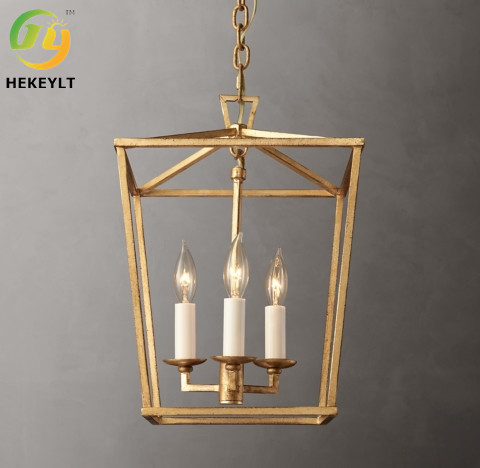 E14 Iron Hollow Candle Chandelier Light For Home / Hotel