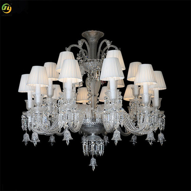 AC85 - 265V Creative Simple Crystal Candle Chandelier For Bedroom / Living Room