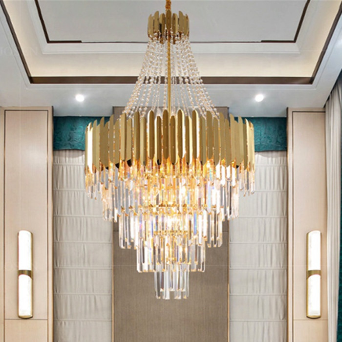 Nordic Fancy Modern Crystal Pendant Light Home Decoration Luxury Chandelier