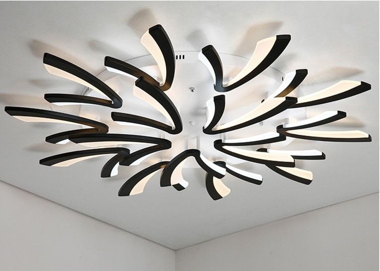 LED Chips 128W 1150*150mm Dimming Acrylic Ceiling Light For Living Room