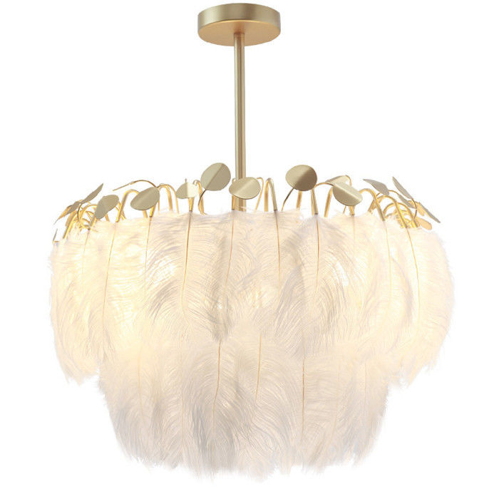 Hardware Wrought Iron Ostrich Pendant Lights Modern Nordic Luxury