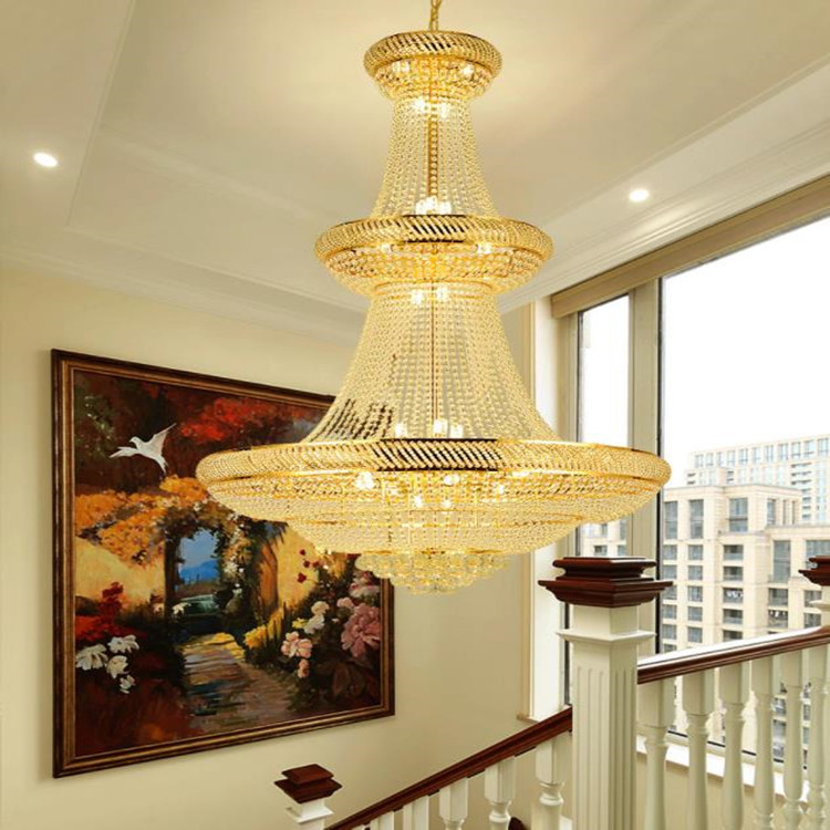 Decorative Restaurant Golden Postmodern Chandelier Dia 1000mm
