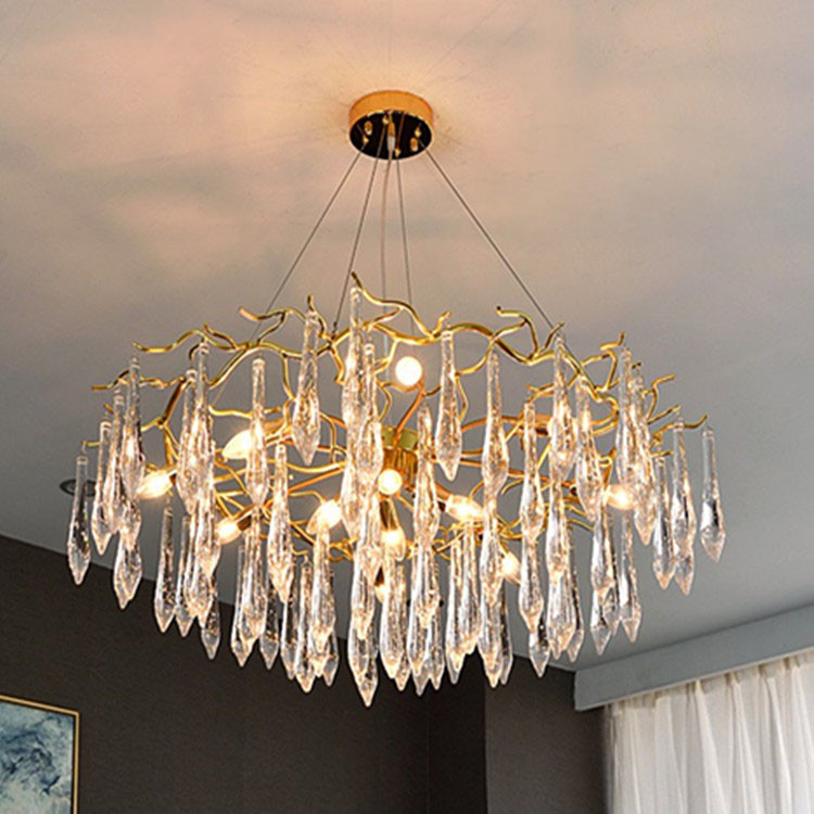 Luxury Living Room Modern Crystal Chandelier Dia 600mm SAA