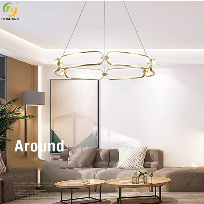 Fancy Acrylic Modern Pendant Light Bedroom Decorative Hanging Ceiling Lamp 450mm